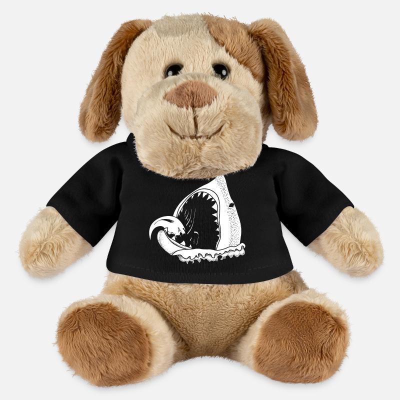 white shark - MiniFeet® Hund Helge - Schwarz