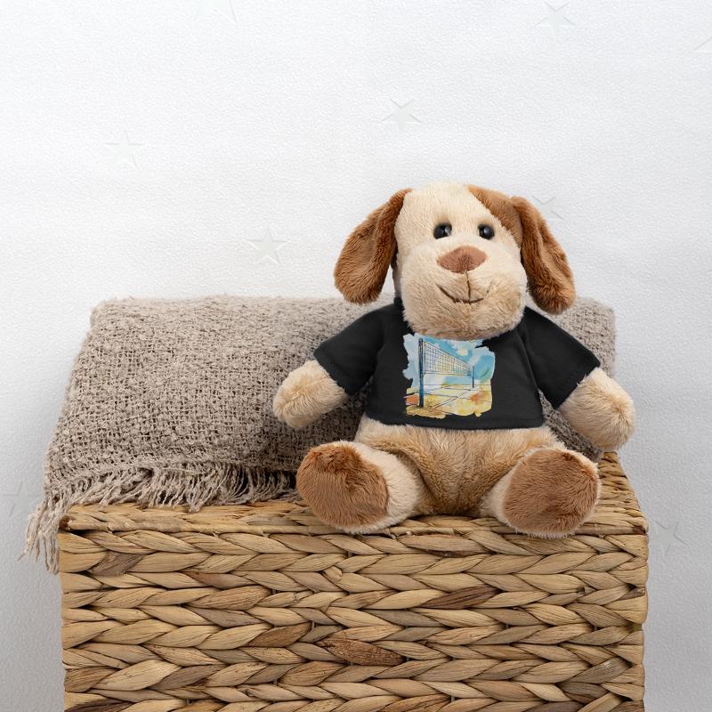 Terrain de volley-ball Chien en peluche Helge MiniFeet®
