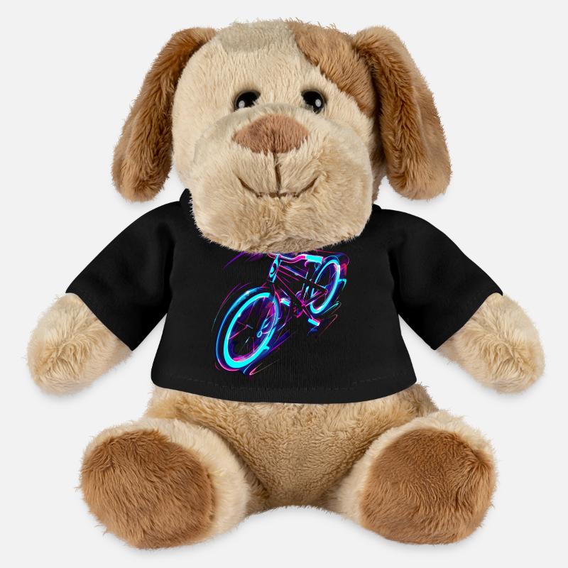 Bicycle Vaporwave - MiniFeet® Dog Helge - black