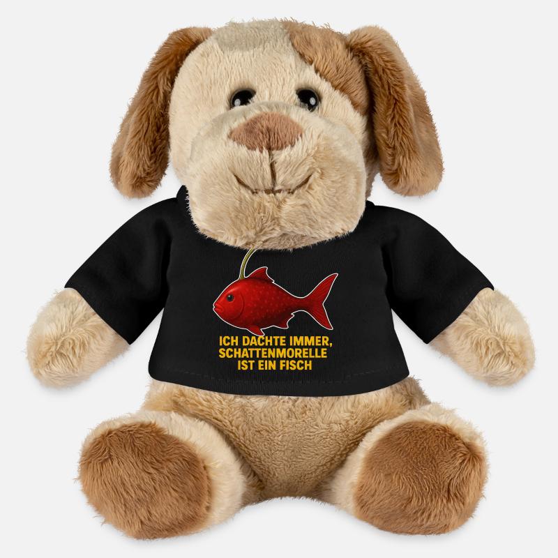 Fish morello cherries - MiniFeet® Dog Helge - black