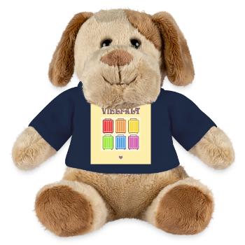 VIELFALT INKLUSION PRIDE KOFFER - MiniFeet® Hund Helge - French Navy - Vorne