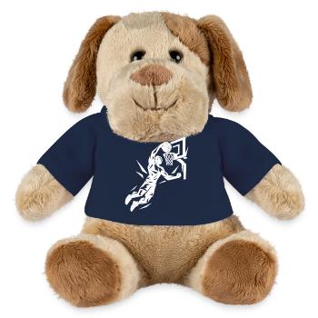 Basketball Slam Dunk Throw Player Dunking Gift - MiniFeet® Dog Helge - french navy - Front