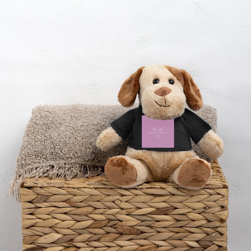 Sois tranquille et sache que je suis Dieu Chien en peluche Helge MiniFeet®