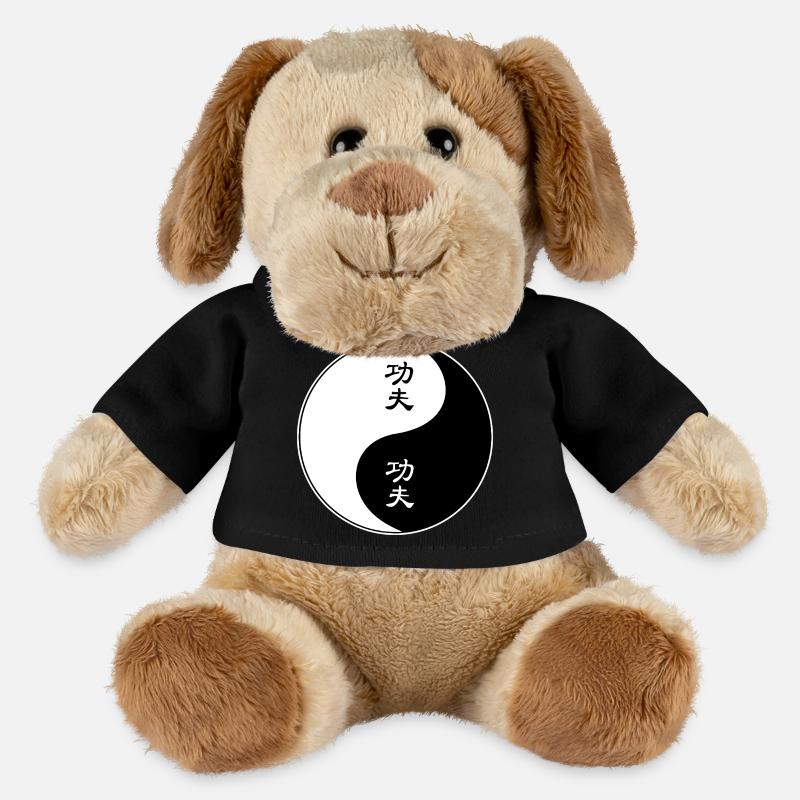 Yin Yang Kung Fu Symbol Design - MiniFeet® Hund Helge - Schwarz