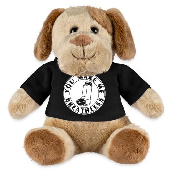 You Leave Me Speechless – Asthma Flirt & Nerd - MiniFeet® Dog Helge - black - Front