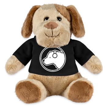 Eisbär DJ – Musik, Polar & Coolness-Faktor - MiniFeet® Hund Helge - Schwarz - Vorne
