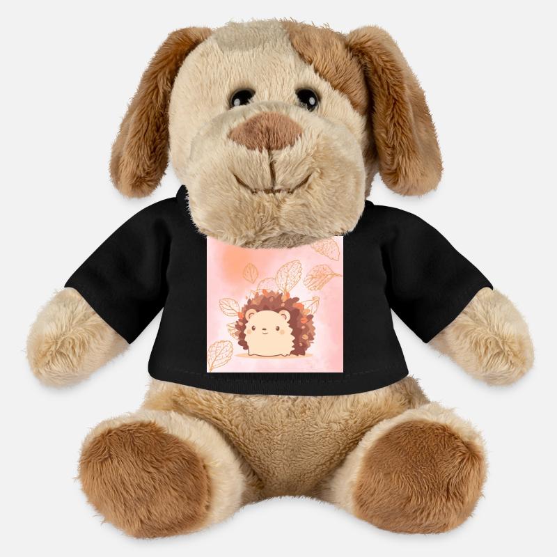cute hedgehog - MiniFeet® Dog Helge - black