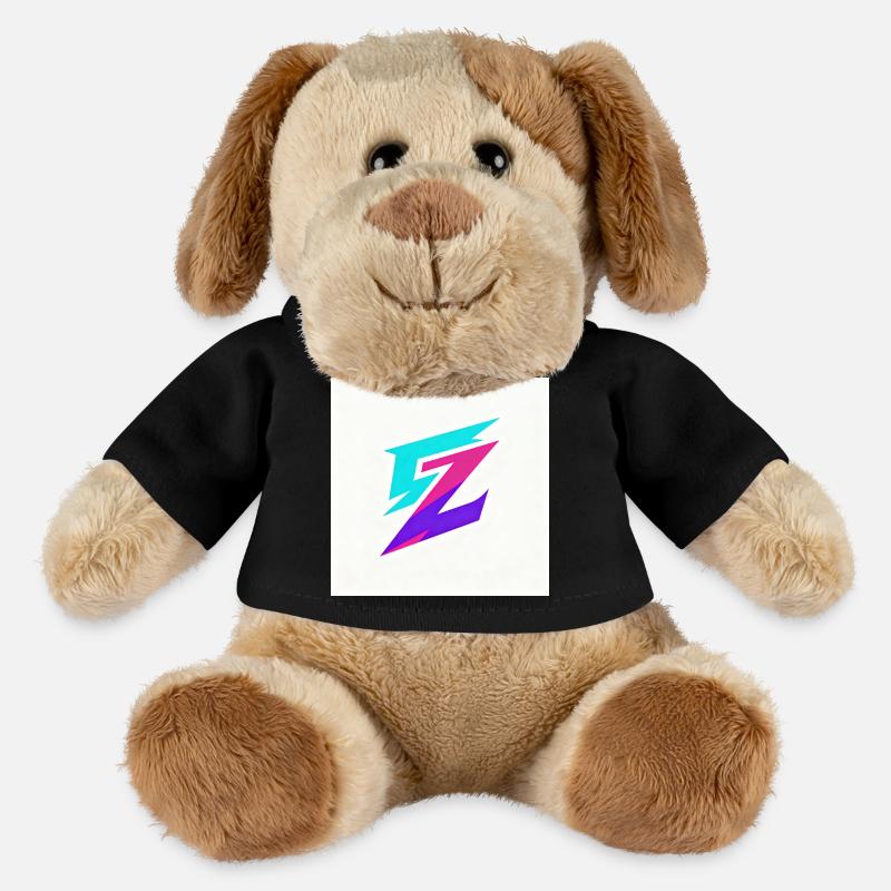 ZickZack Neon Gradient Logo - MiniFeet® Hund Helge - Schwarz