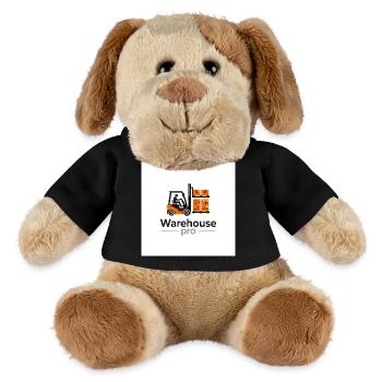 Lager Logo Gabelstapler - MiniFeet® Hund Helge - Schwarz - Vorne