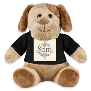Spirit Ornament Floral Font - MiniFeet® Dog Helge - black - Front