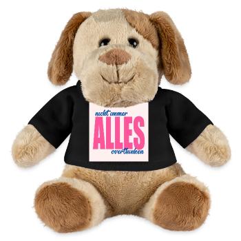 Thoughtful Sayings Thoughts - MiniFeet® Dog Helge - black - Front
