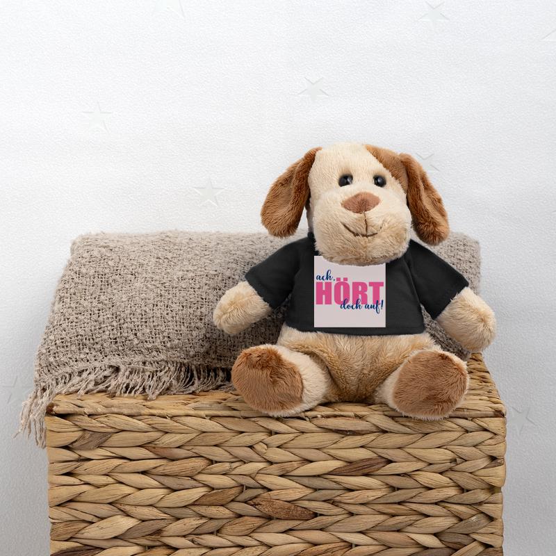 ARRÊTEZ DE DIRE Chien en peluche Helge MiniFeet®