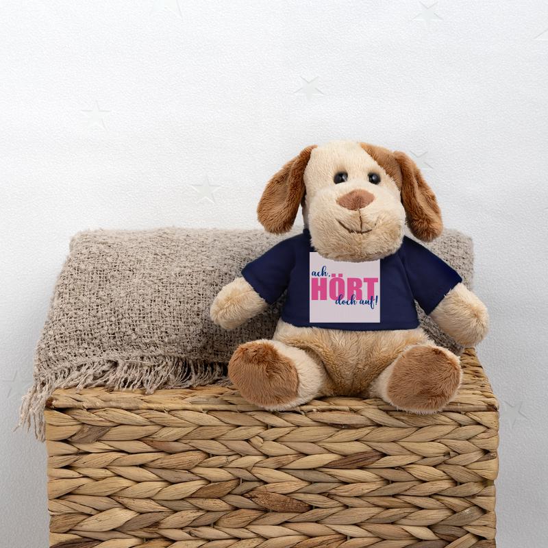 ARRÊTEZ DE DIRE Chien en peluche Helge MiniFeet®