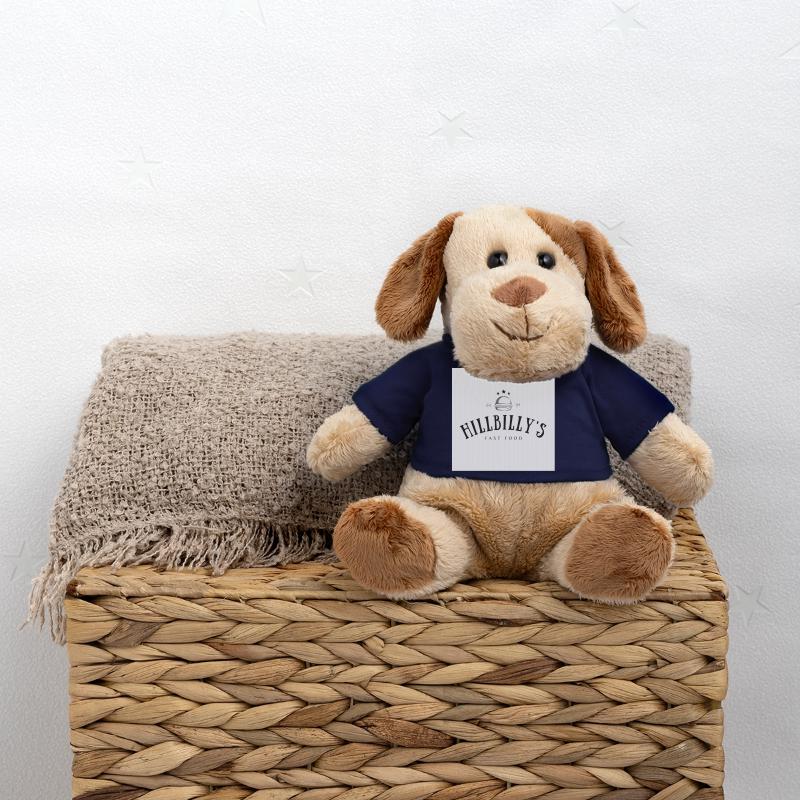 Hillbillys Logo rétro de restauration rapide Chien en peluche Helge MiniFeet®