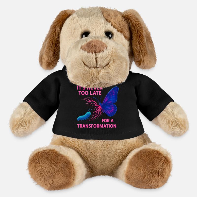Neon Butterfly – It’s Never Too Late - MiniFeet® Hund Helge - Schwarz