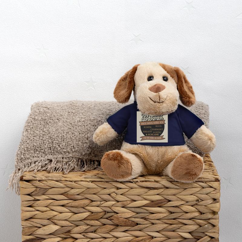 Je pourrais perdre du poids, mais ce serait injuste Chien en peluche Helge MiniFeet®