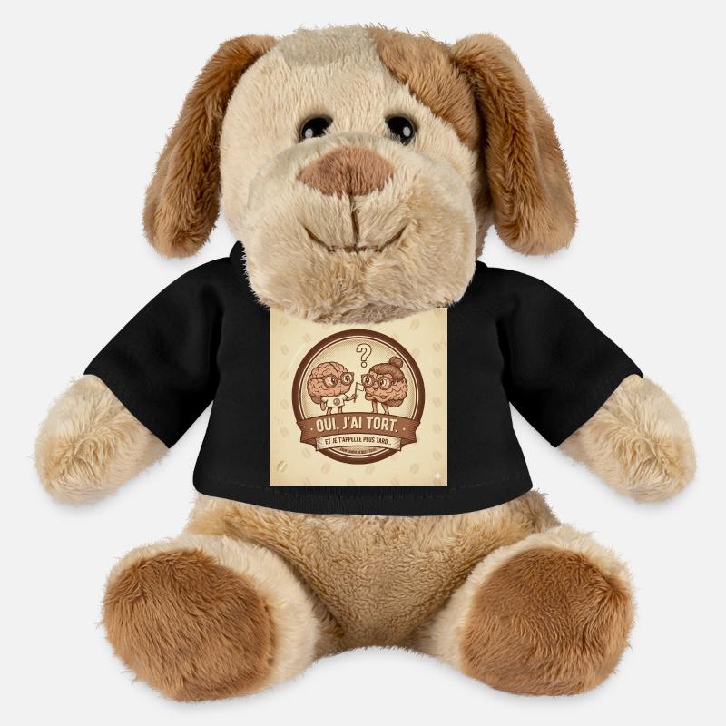 Ich irre mich - Duo Brain - MiniFeet® Hund Helge - Schwarz