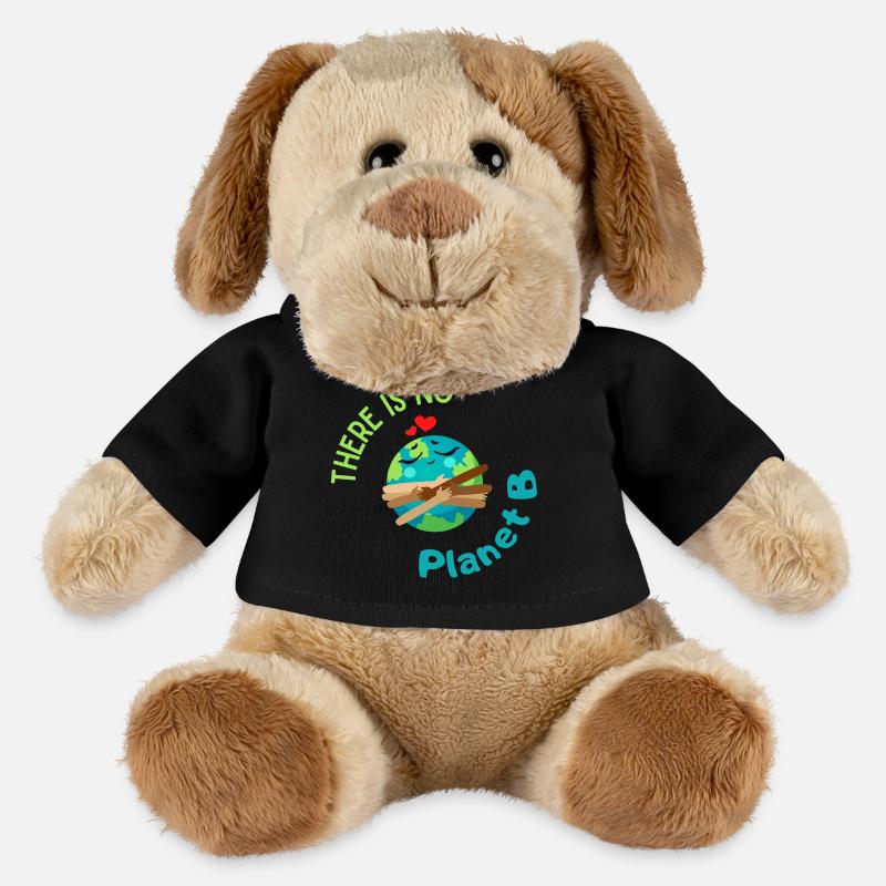 There is no Planet B – ecological graphics with the Earth - MiniFeet® Dog Helge - black