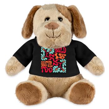 Bald is Beautiful  - MiniFeet® Dog Helge - black - Front