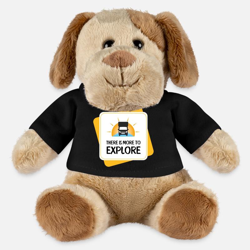 There Is More to Explore – Camper - MiniFeet® Hund Helge - Schwarz