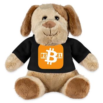 Bitcoin Rebel - MiniFeet® Hund Helge - Schwarz - Vorne