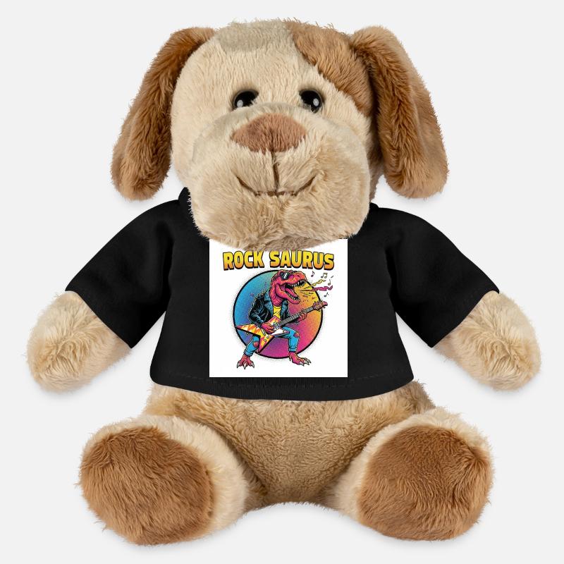 Rock Saurus Guitar Hero - MiniFeet® Dog Helge - black
