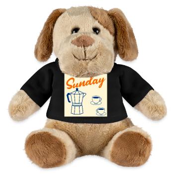 Sonntagskaffee-Paar - MiniFeet® Hund Helge - Schwarz - Vorne