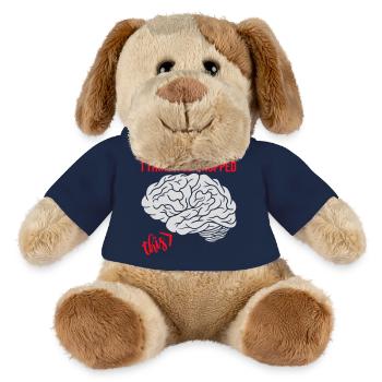I Think You Dropped This Brain Sarcasm Humor - MiniFeet® Dog Helge - french navy - Front