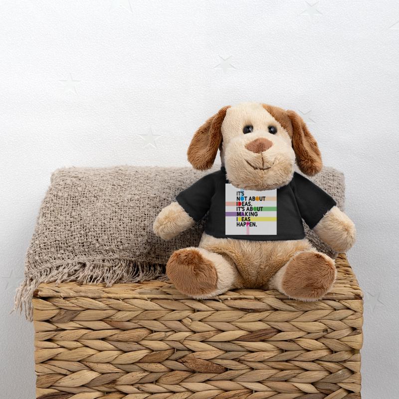 Make Ideas Happen – Creative motivational slogan MiniFeet® Dog Helge
