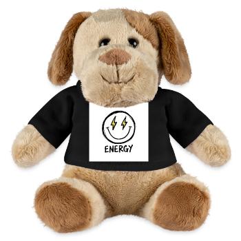 Lightning Smile Energy Tee - MiniFeet® Hund Helge - Schwarz - Vorne