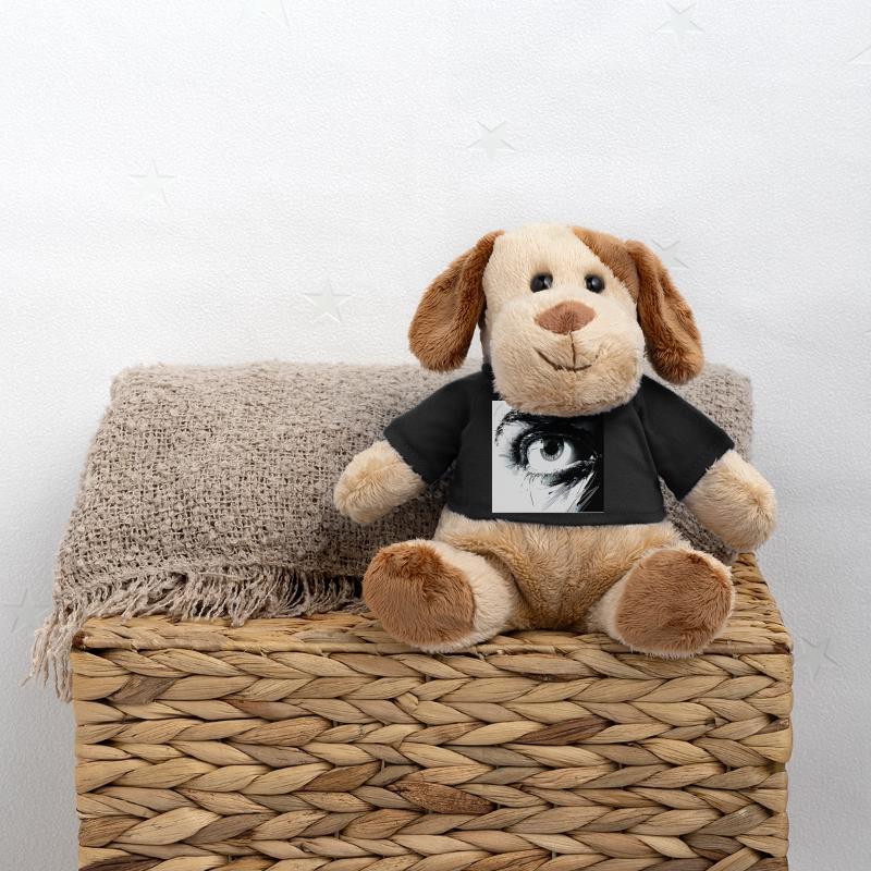Abstract eye in black and white MiniFeet® Dog Helge