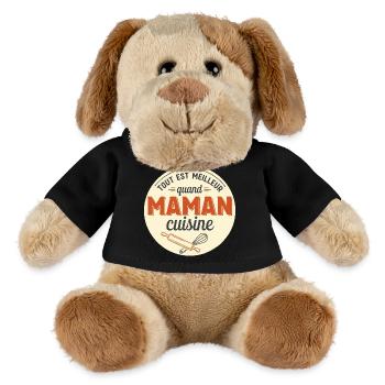 Gift for Mom Mom Kitchen - MiniFeet® Dog Helge - black - Front