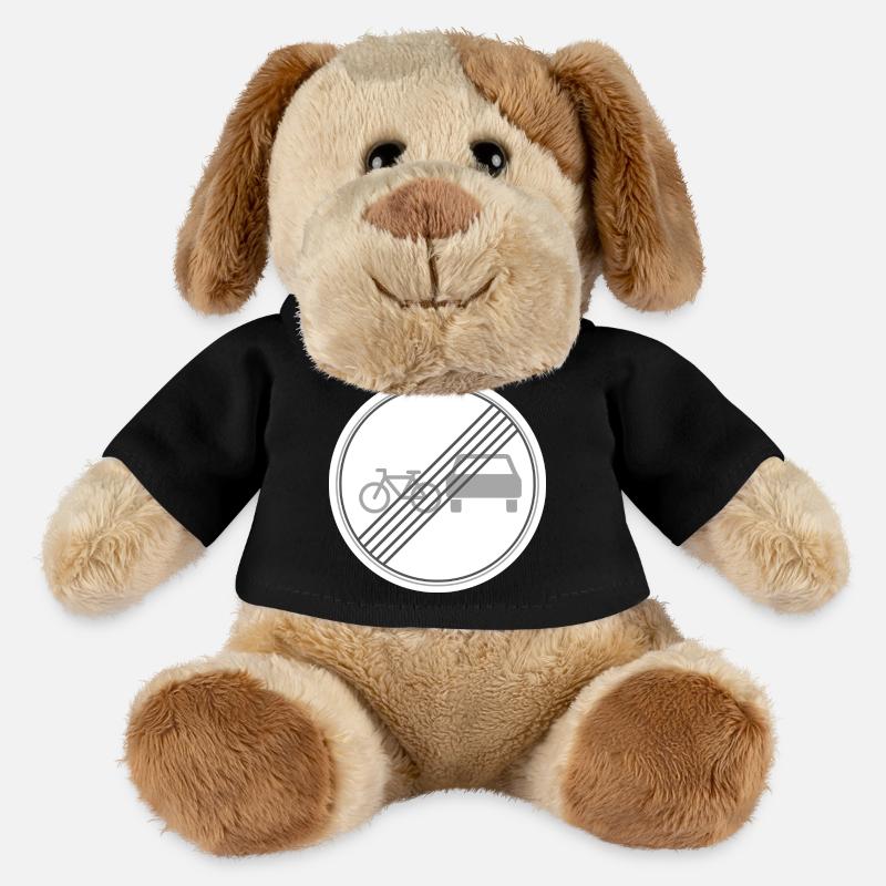 Overtaking by bike allowed again - MiniFeet® Dog Helge - black