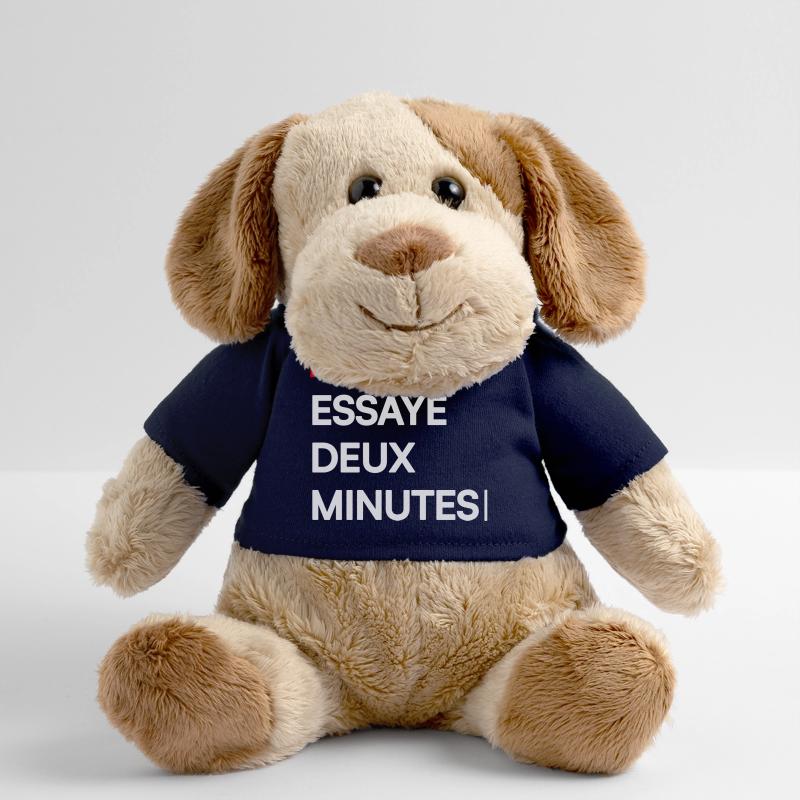 J’AI ESSAYÉ DEUX MINUTES | Humour autodérision Chien en peluche Helge MiniFeet®