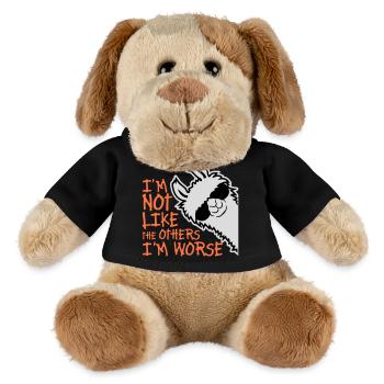 Lama Sunglasses Not Like The Others I'm Worse - MiniFeet® Dog Helge - black - Front