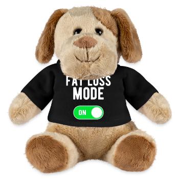 Fat Loss Mode ON Diet Nutrition Fat Loss - MiniFeet® Dog Helge - black - Front
