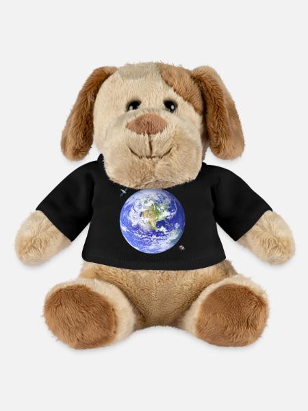Planète Terre - Chien en peluche Helge MiniFeet® - noir