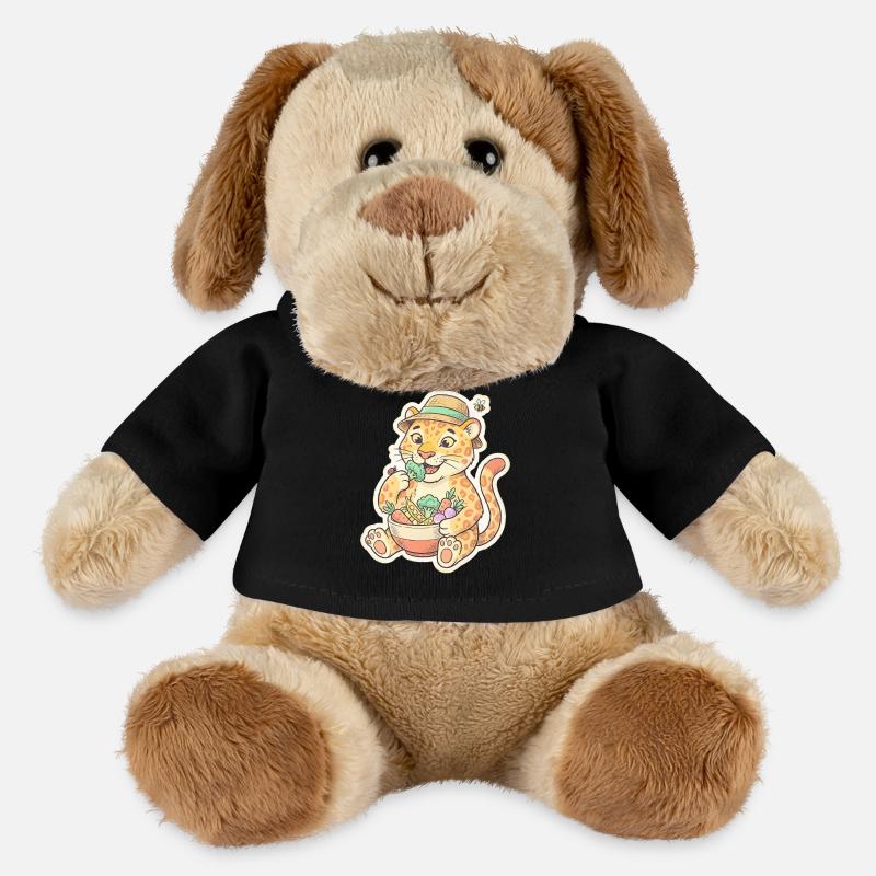 Leopard Kit mit Gemüsekorb - MiniFeet® Hund Helge - Schwarz