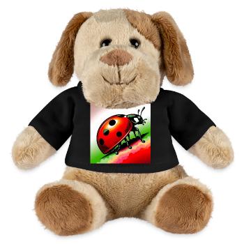 ladybird - MiniFeet® Dog Helge - black - Front