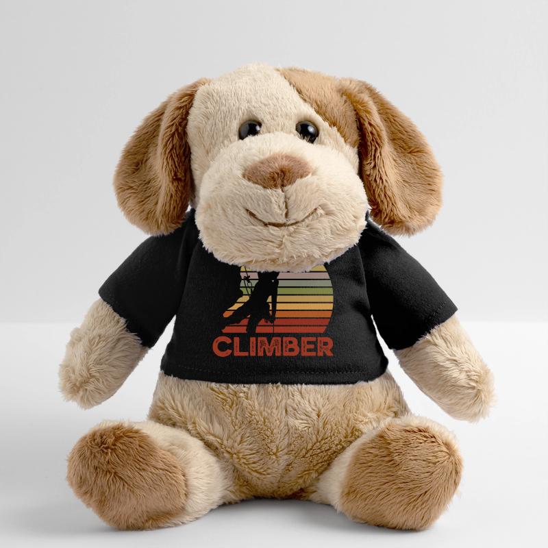 Silhouette rétro du Grimpeur Couchant de Soleil Chien en peluche Helge MiniFeet®