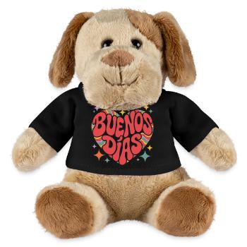 Groovy Buenos Dias Retro Heart - MiniFeet® Dog Helge - black - Front