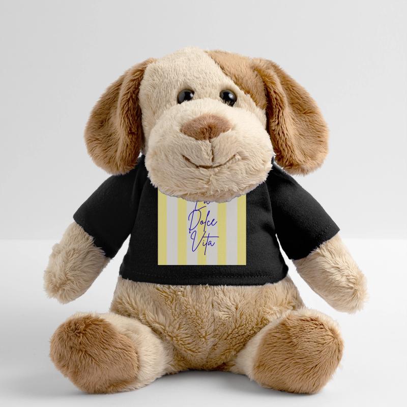 Minimalist LA DOLCE VITA Graphic Tee Design MiniFeet® Dog Helge