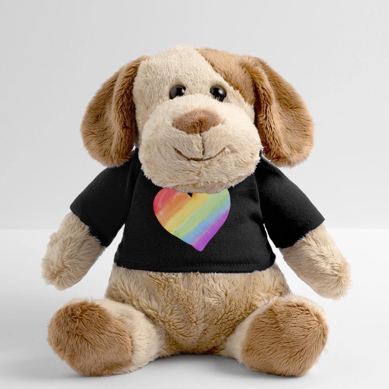 Regenbogen Aquarell Herz MiniFeet® Hund Helge