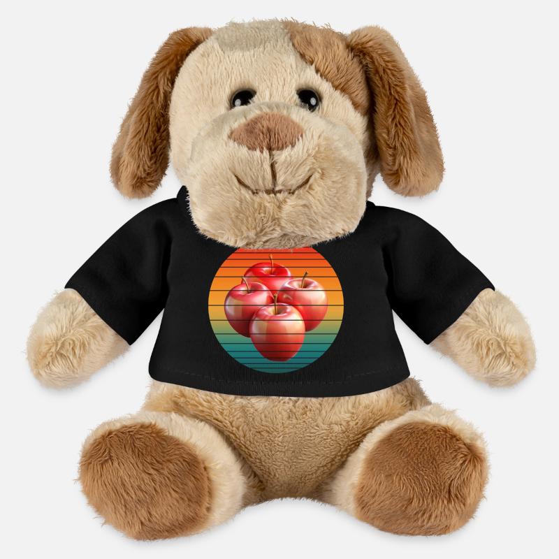 apple fruit - MiniFeet® Dog Helge - black