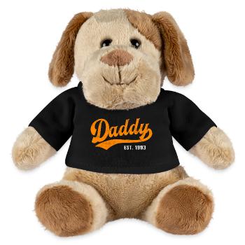 Daddy - Bester Dad Daddy Papa der Welt - est. 1993 - MiniFeet® Hund Helge - Schwarz - Vorne