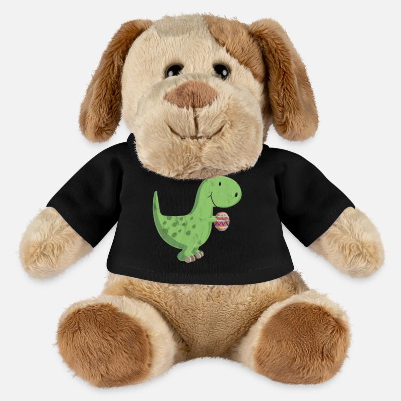 Dino und das bunte Ei - MiniFeet® Hund Helge - Schwarz