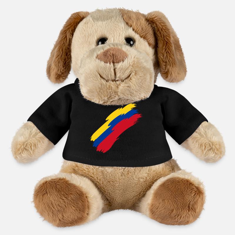 Colombie - Chien en peluche Helge MiniFeet® - noir