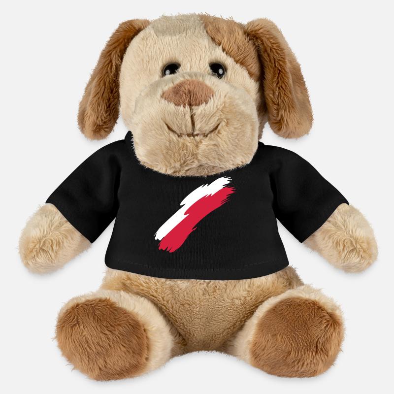 Pologne - Chien en peluche Helge MiniFeet® - noir