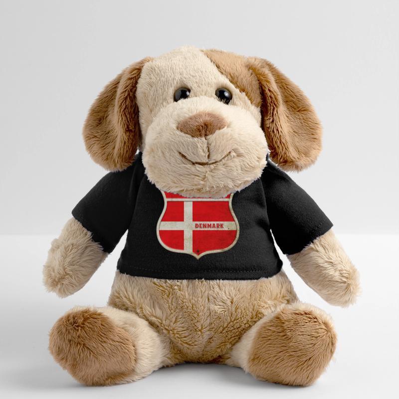 Aarhus Danemark Armoiries Drapeaux Design Chien en peluche Helge MiniFeet®