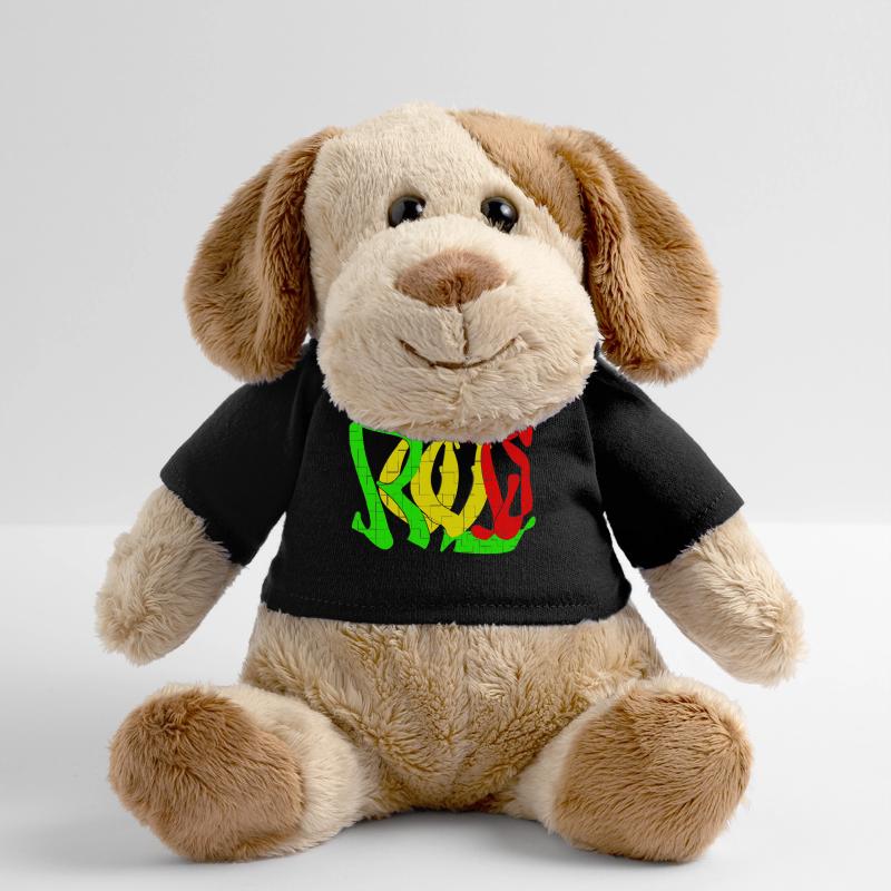 Rasta Farbblock Muster MiniFeet® Hund Helge